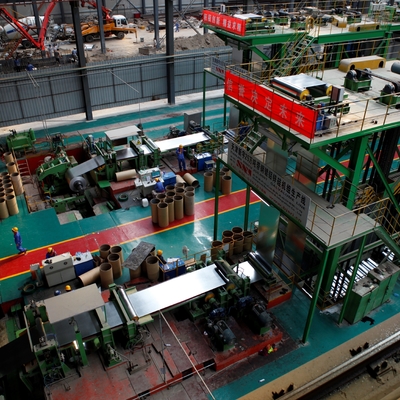 Zinc Hot Dip Galvanizing Equipment Galvalume Line 0.5-1.5mm 650mm 120000TPY