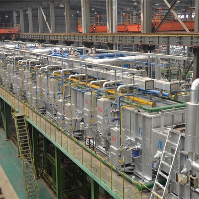 Hot Dip Steel Galvanizing Plant Process 1.3-2.5mm 300-850mm Metal Ss
