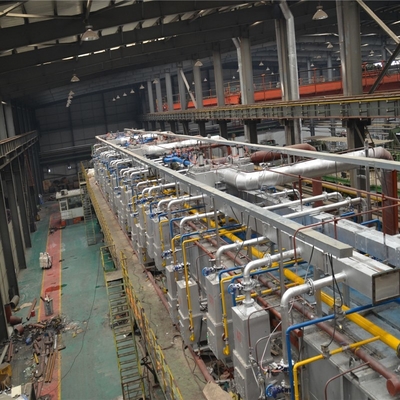 Hot Dip Steel Galvanizing Plant Process 1.3-2.5mm 300-850mm Metal Ss