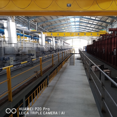 0.7-1.3mm Automatic Galvanizing Line Equipment  250000TPY Steel Metal