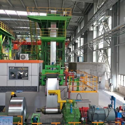 0.25mm Galvanizing Line Equipment Continuous Type For Cold Rolled Coil
