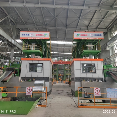 0.25mm Galvanizing Line Equipment Continuous Type For Cold Rolled Coil