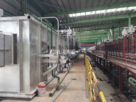 Electro Hot Dip Galvanizing Machine Continuous  0.4-1.6mm 800mm